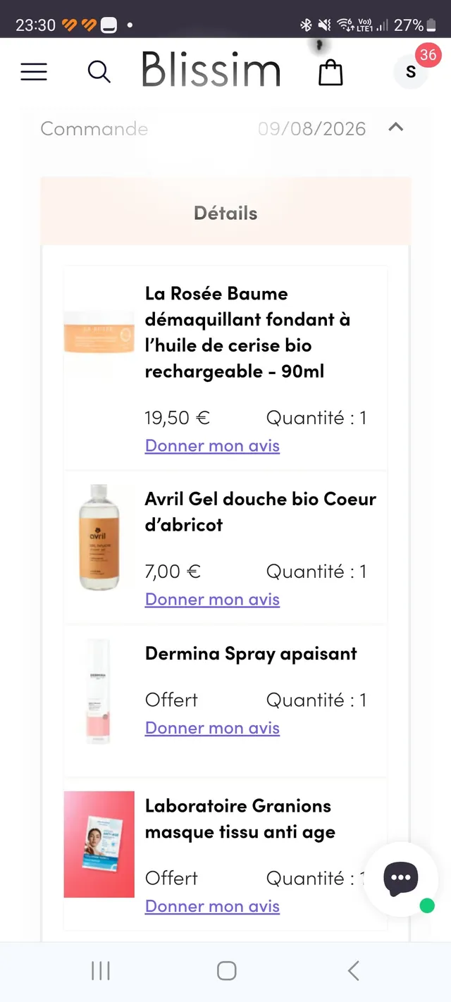 Encore craquĂ© đ
Je voulais trop le spray apaisant alors le