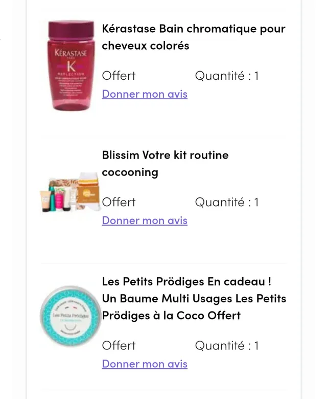 Commande janvier, Je vois mes deux meilleures amies courant