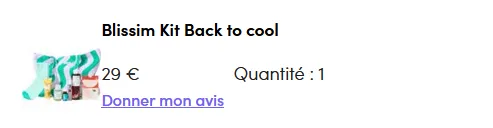 Je n'étais pas convaincue par les coffrets et kits qui sont