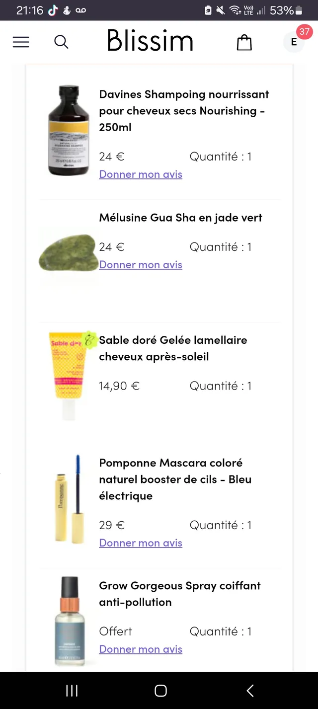 Commande du mois de février. Jai profiter des soldes pour