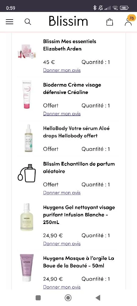 Une jolie commande pour découvrir et se faire plaisir. ❣️