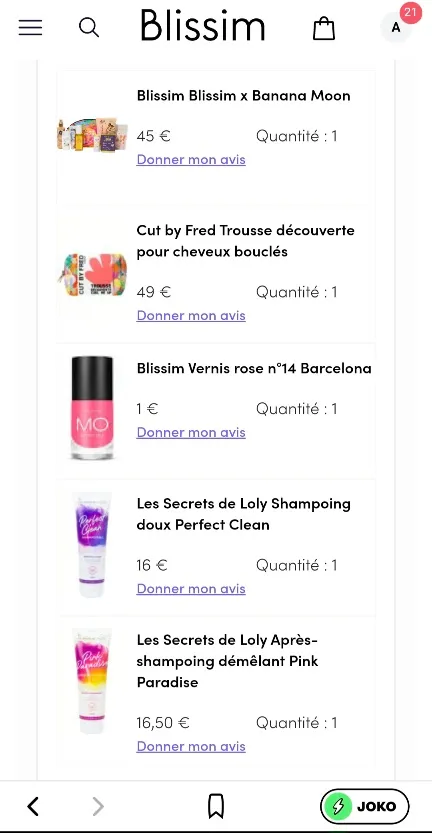 petit craquage (petit, tout est relatif) du jour. J'ai