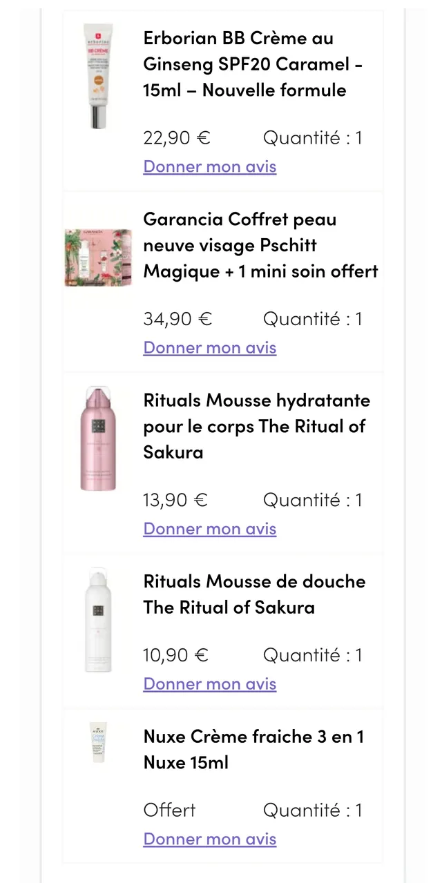 Salut la team đ J'ai enfin utilisĂ© mon bon reçu pour le