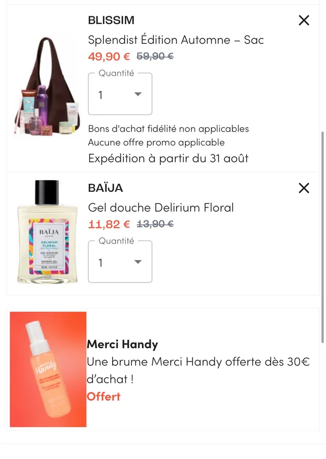 Voilà, Splendist automne commandée...! j'avais d'abord eu 1