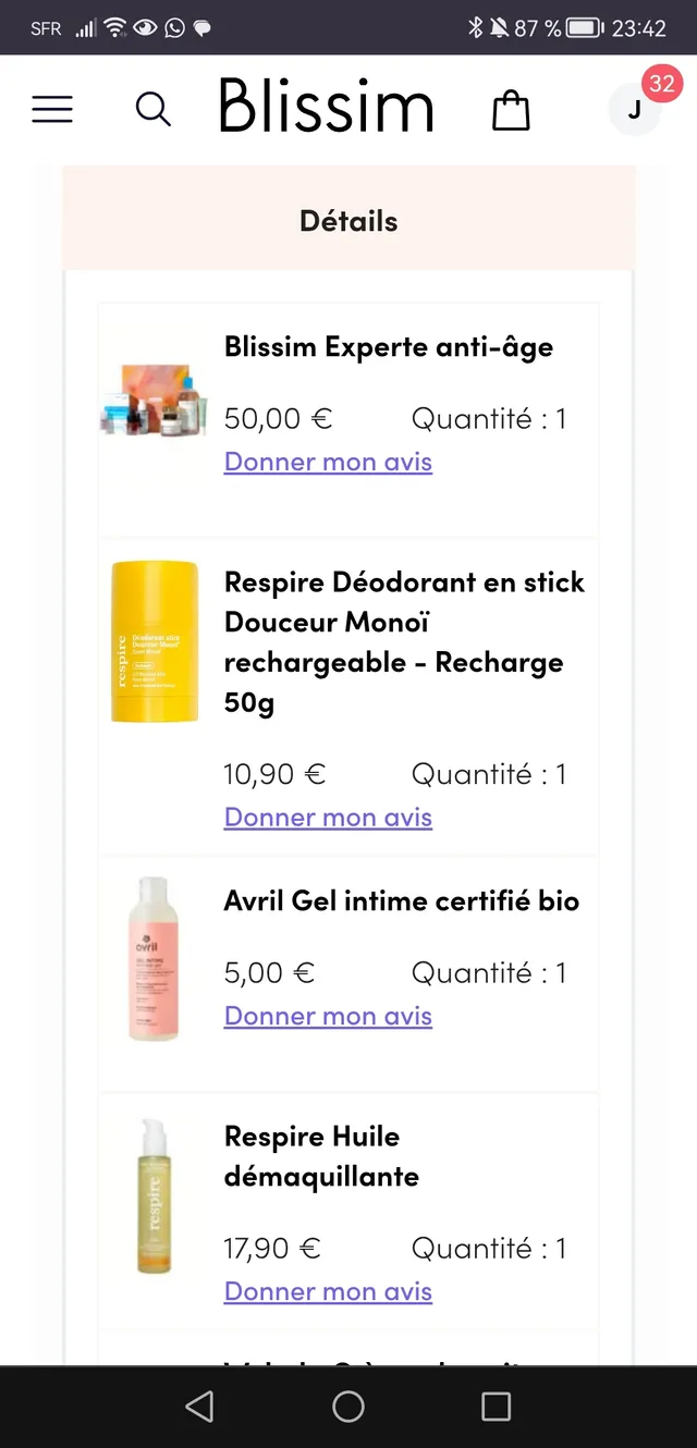 J'ai mis mon abonnement en pause pour la box de février et