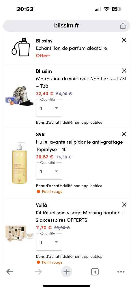 Et un autre petit complément de commande...je voulais tester