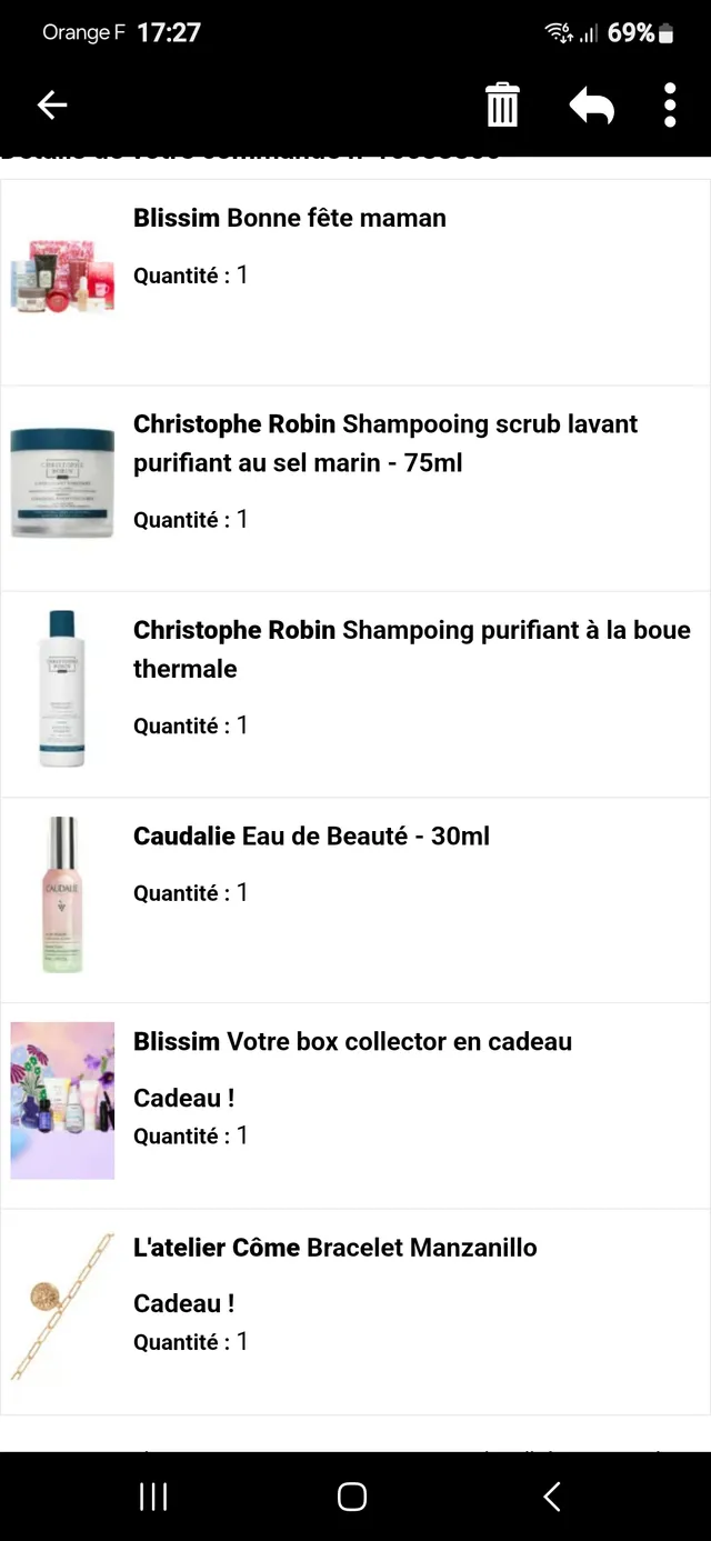 Bonjour petite commande sur le shop, cs faisait longtemps
