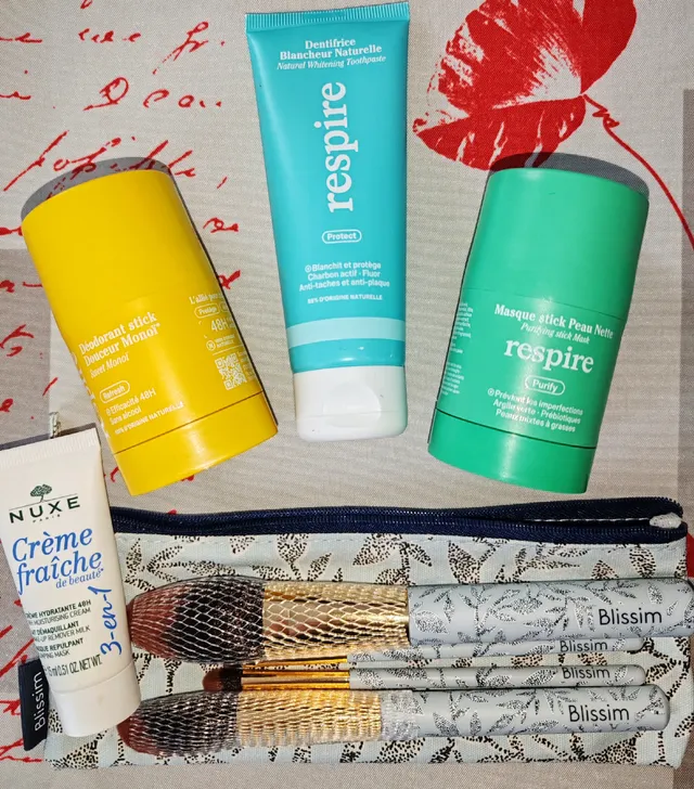 Commande shop reçue ☺️ On teste un peu plus les produits