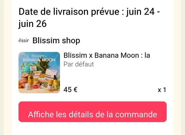 Petit craquage TikTok Shop – Banana Moon (bis) Bon… j’ai