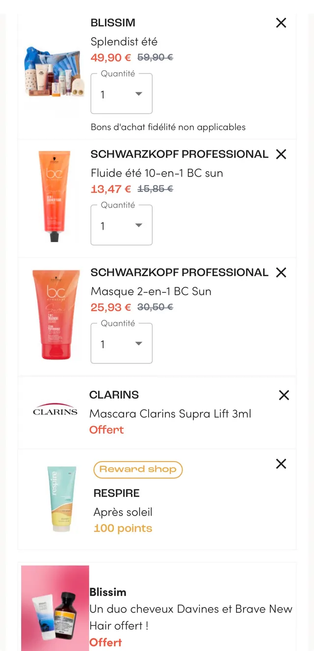 Donc commande Splendist de ce midi. Et des petits