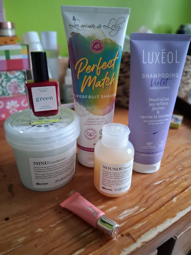 Voilà le détail de ma commande pour ma routine cheveux