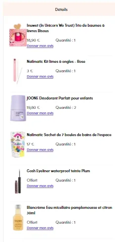 đđ» Coucou les filles, GĂąter mes enfants grĂące Ă Blissim :