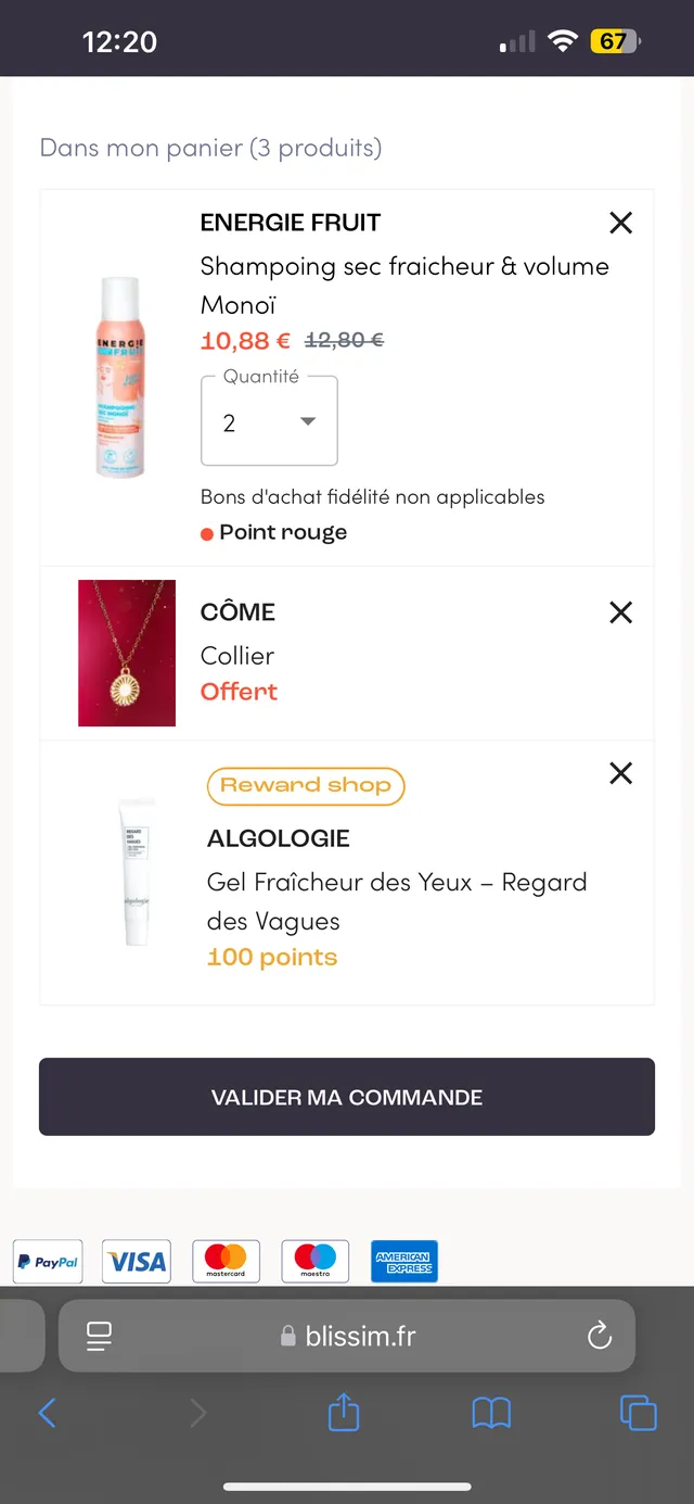 Hello Petite commande du jour, avec ces deux shampoings sec