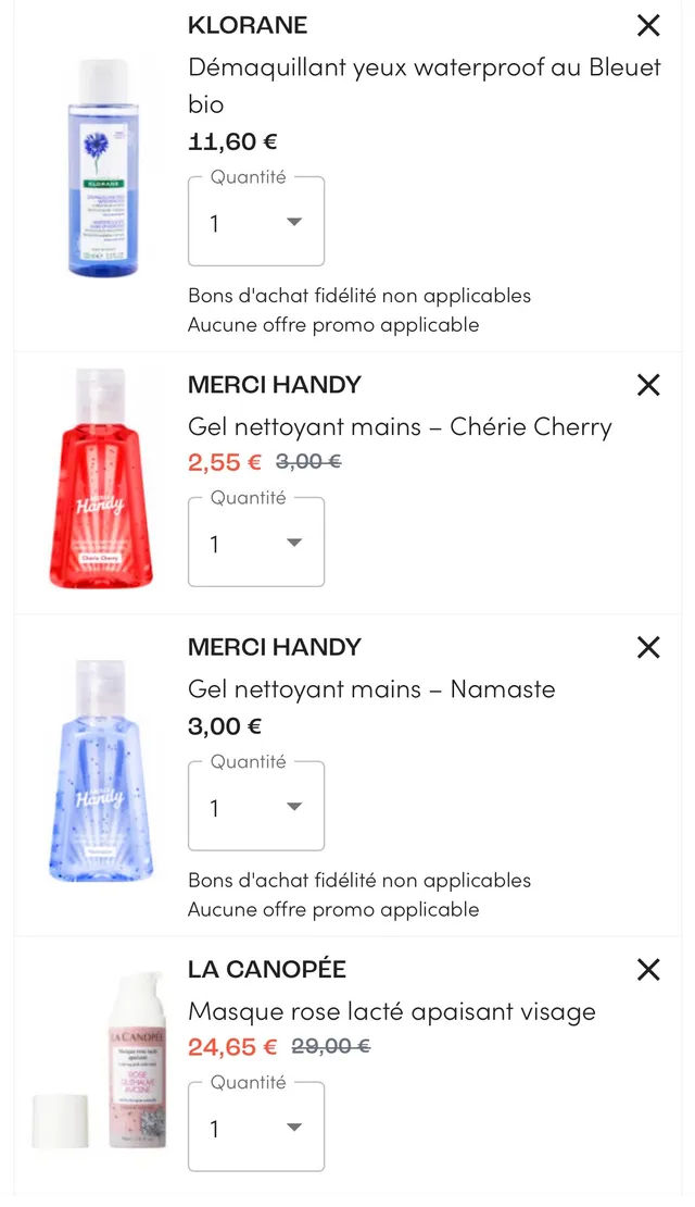 Commande du jour ! Par contre pas de petite attention ??