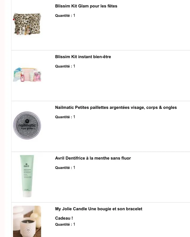 Hello les filles, Petite commande, j'avais besoin de finir