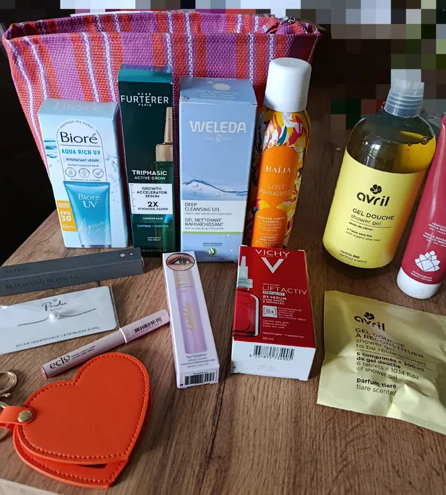 voilà hâte de profiter de tous ces produits 🤩 ma seule