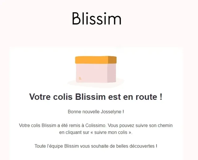 Noël Arrive Bientôt : Mon Colis Blissim Est En Route !