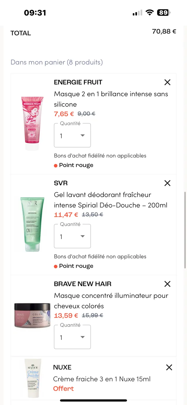 Voilà ma commande du jour ! -pour ma fille: shampooing