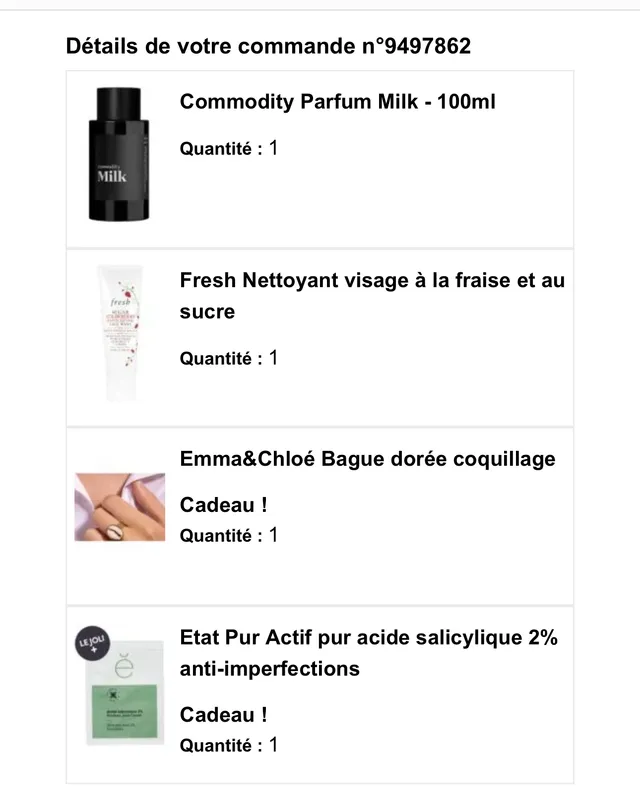 J'ai profité de l'offre du moment: -25 % avec le code