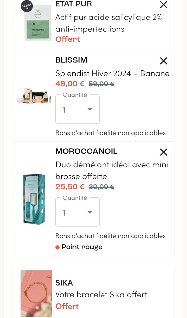 Bonjour et bon lundi a tous, Voilà ma commande du jour, ca