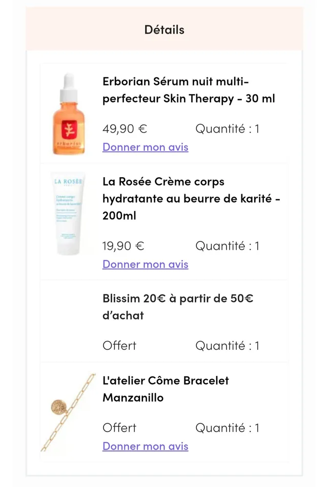 Petite commande de fin de week-end ! J'ai profité de pouvoir