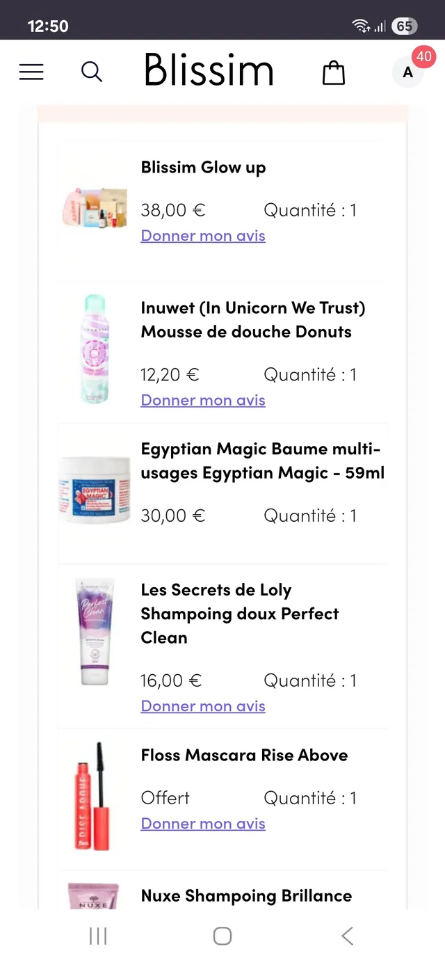 Ah là là je suis trop faible. Je m’étais dit pas d’achat