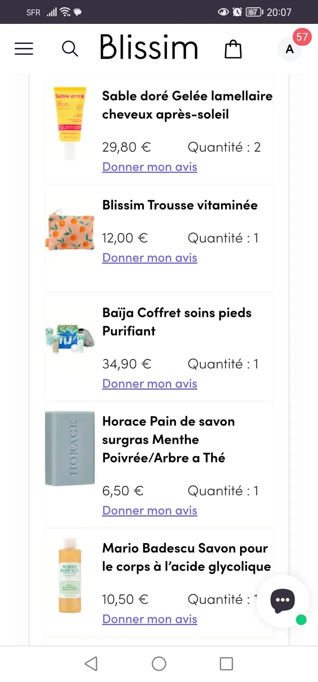 Re commande pour les soldes cette fois ci ! Comme convenu